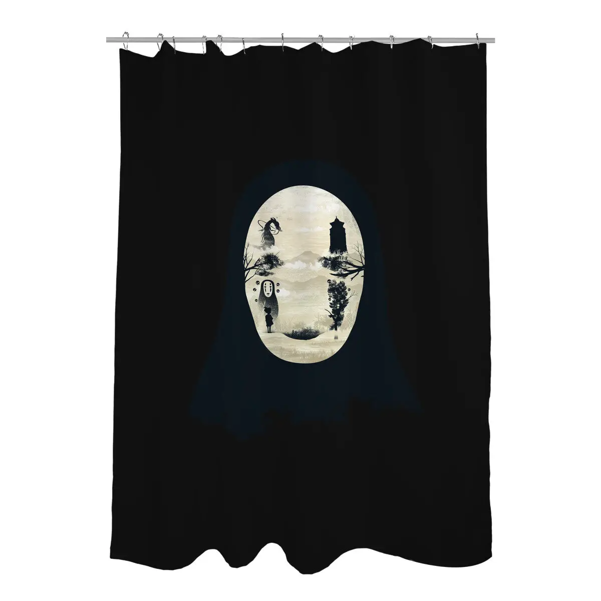 Forest Without a Face Shower Curtains