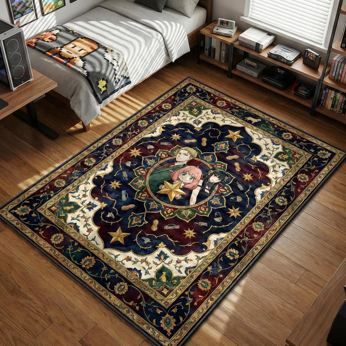 Forger Family Stella Star Portrait Rug - Spy x Family Chair Mat