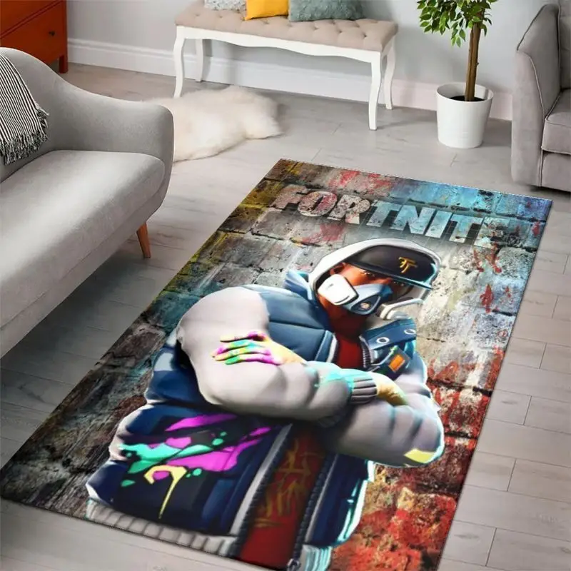 Fortnite Abstrakt Fortnite Rug Bedroom Area Rug