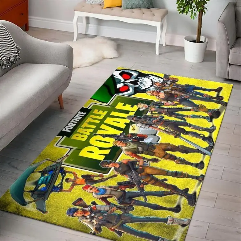 Fortnite Gaming Battle Royale Rug Bedroom Area Rug