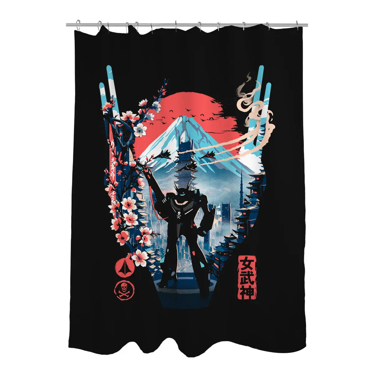 Fortress Of The Valkyrie Shower Curtains