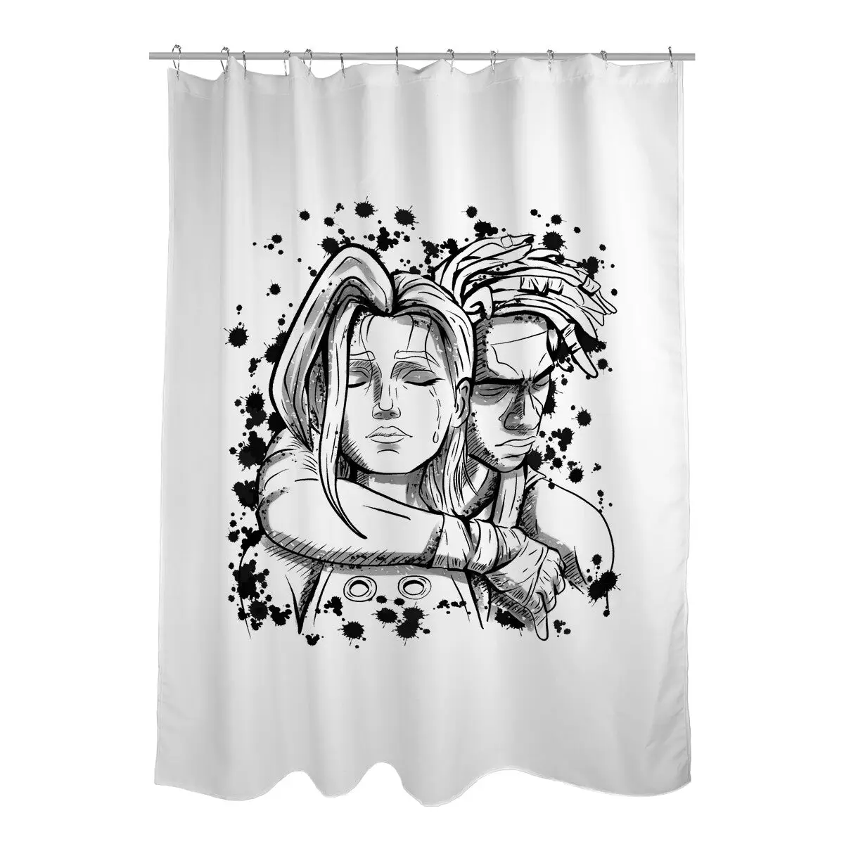 Four Seconds Shower Curtains