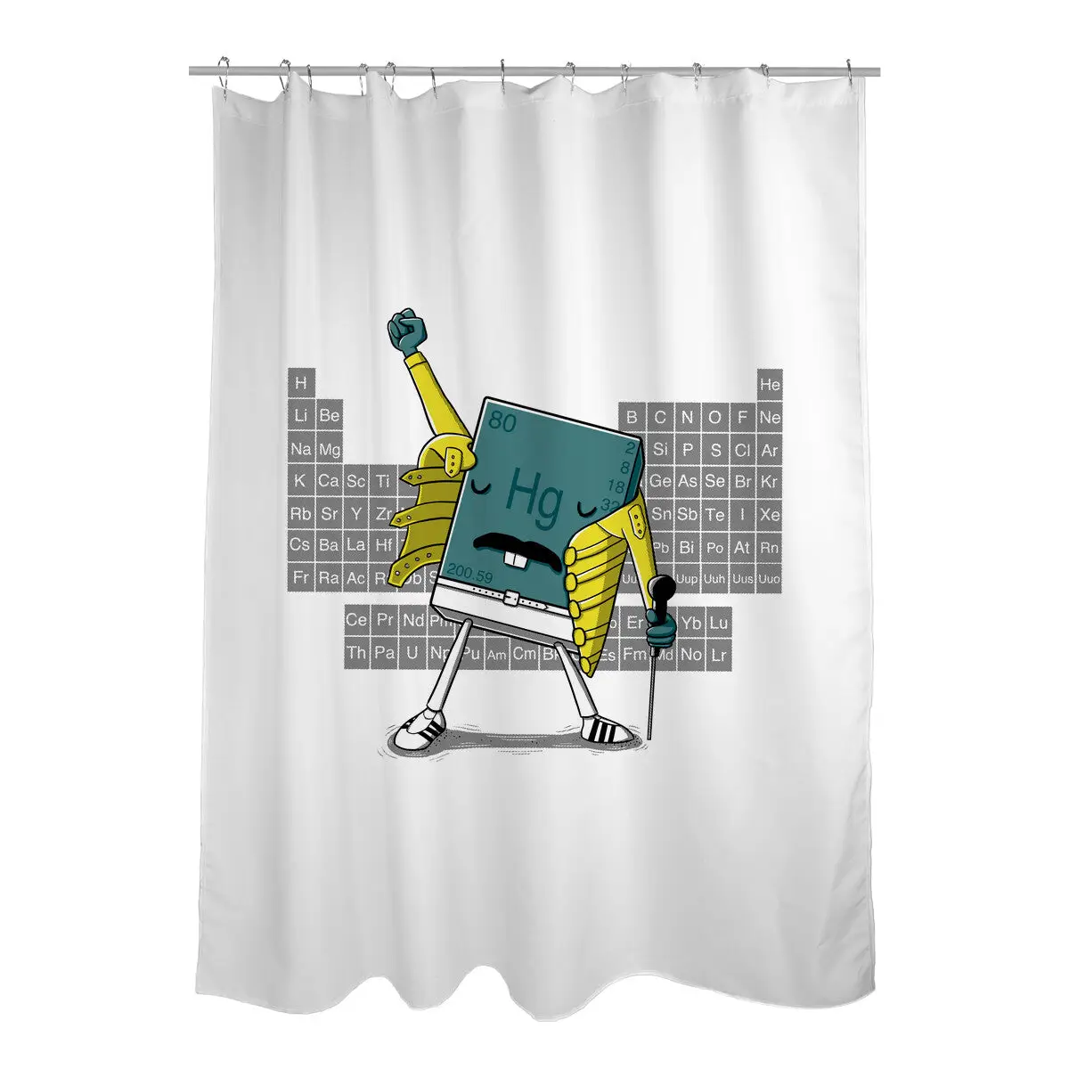 Freddie Mercury Shower Curtains