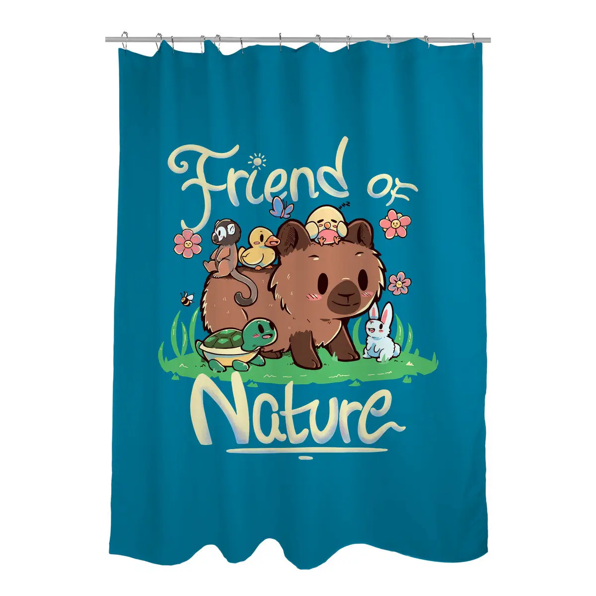 Friend Of Nature Shower Curtains