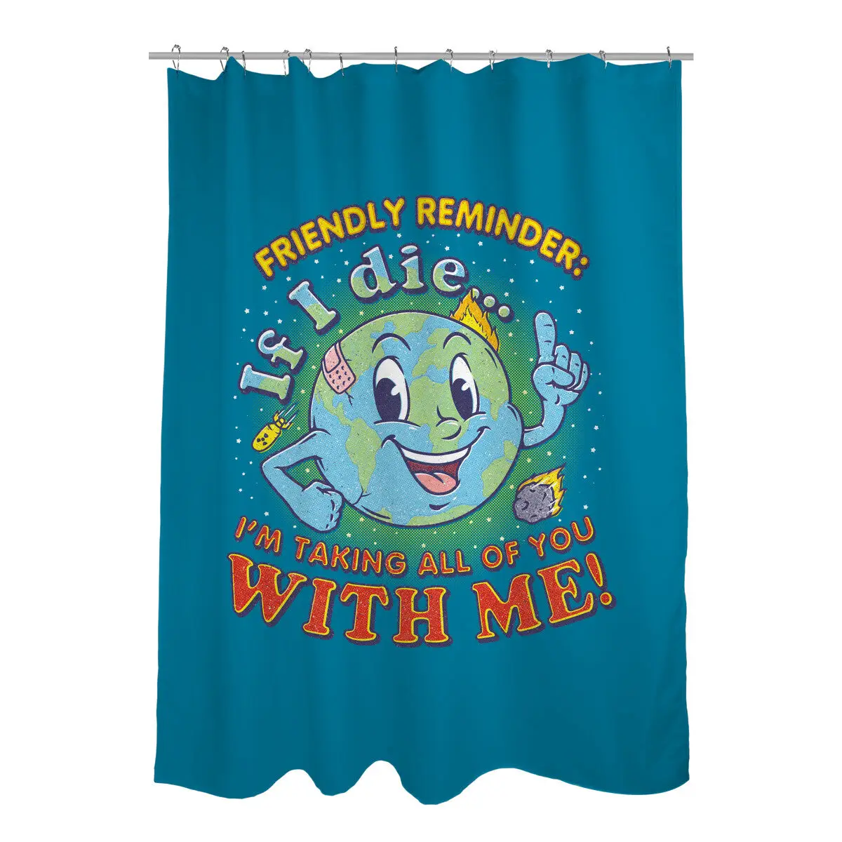 Friendly Reminder Shower Curtains
