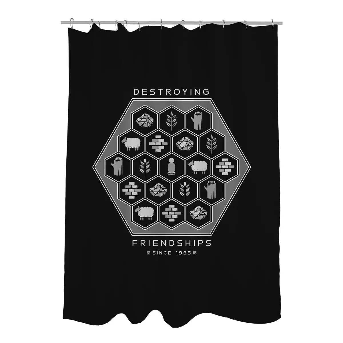 Friendship Destroyer Shower Curtains
