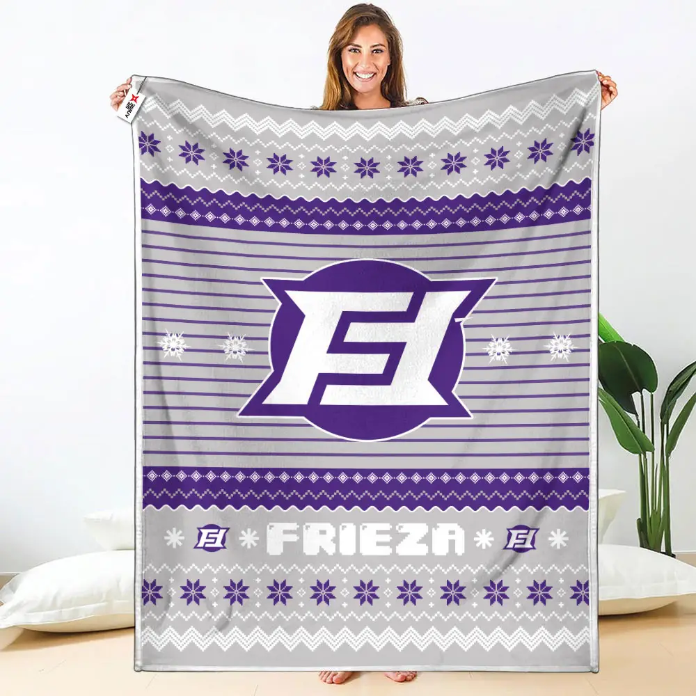 Frieza Force Logo Blanket Ugly Christmas Symbol Anime