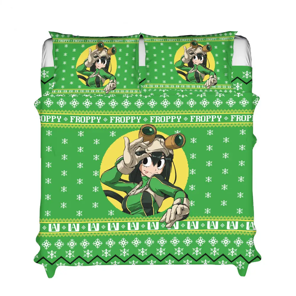 Froppy Xmas Polyester Duvet Cover Set