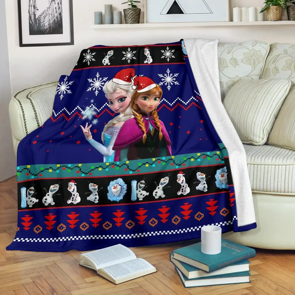 Frozen Christmas Blanket Amazing Gift Idea