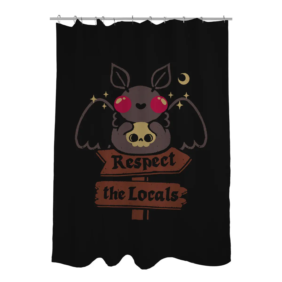 Funny Cute Mothman Shower Curtains