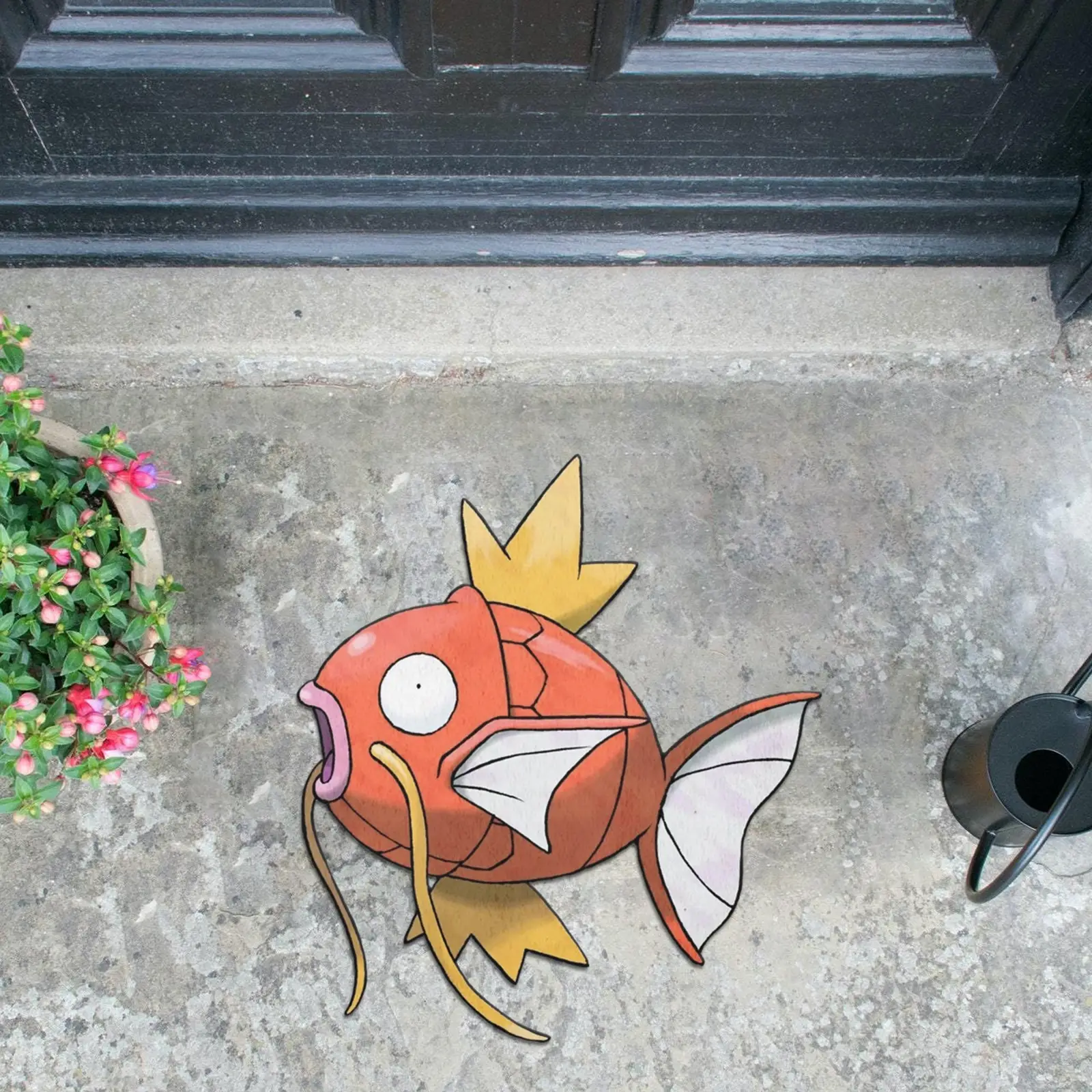Funny Magikarp Custom Shape Rubber Doormat Home Decor