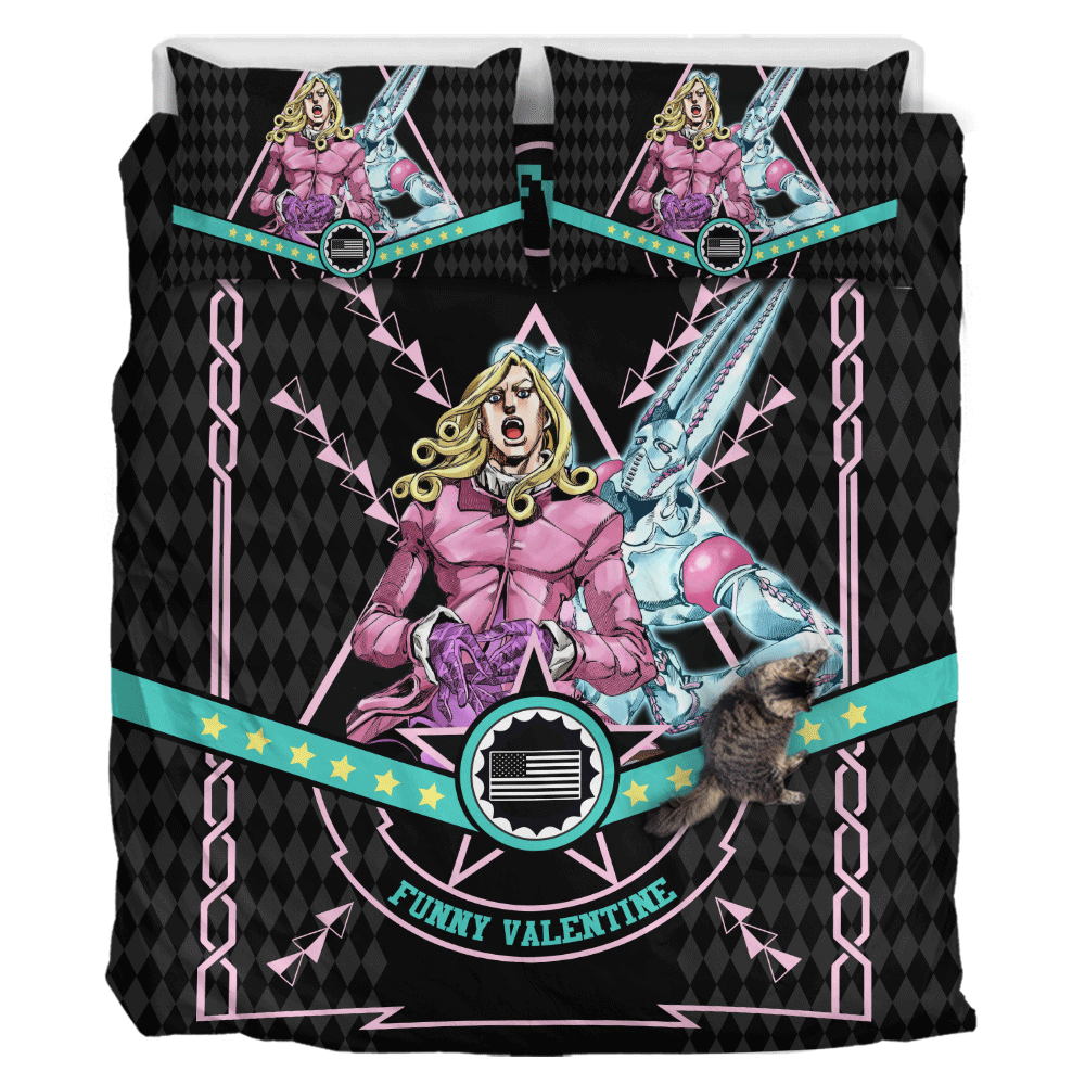 Funny Valentine Custom Anime Bedding Set