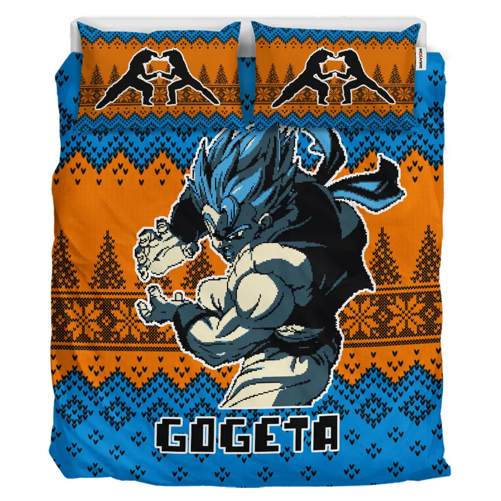 Future Gogeta Xmas Polyester Duvet Cover Set