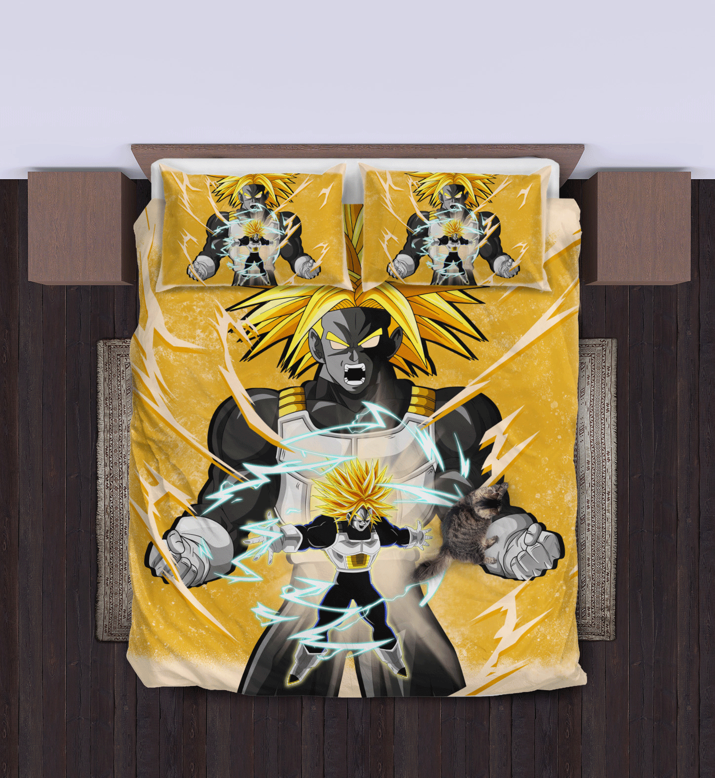 Future Trunks Ultra Super Saiyan Custom Bedding Set