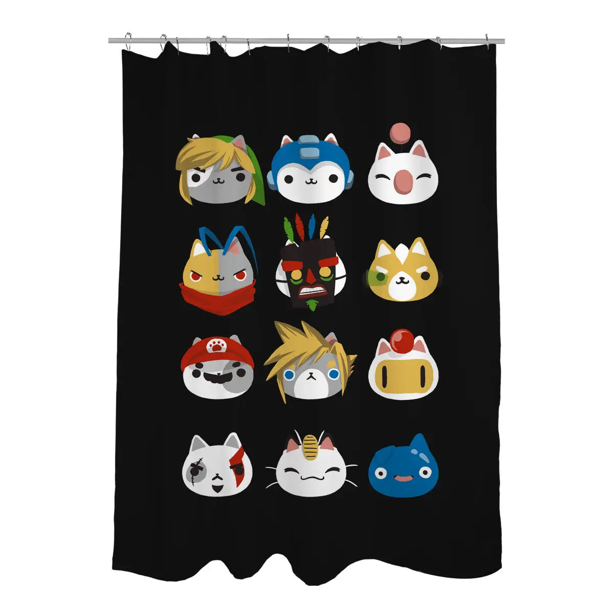 Gamer Cats Shower Curtains