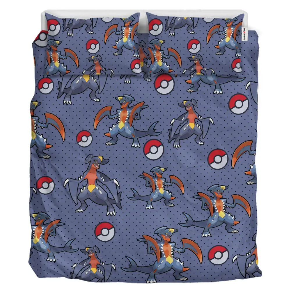 Garchomp Polyester Duvet Cover Set