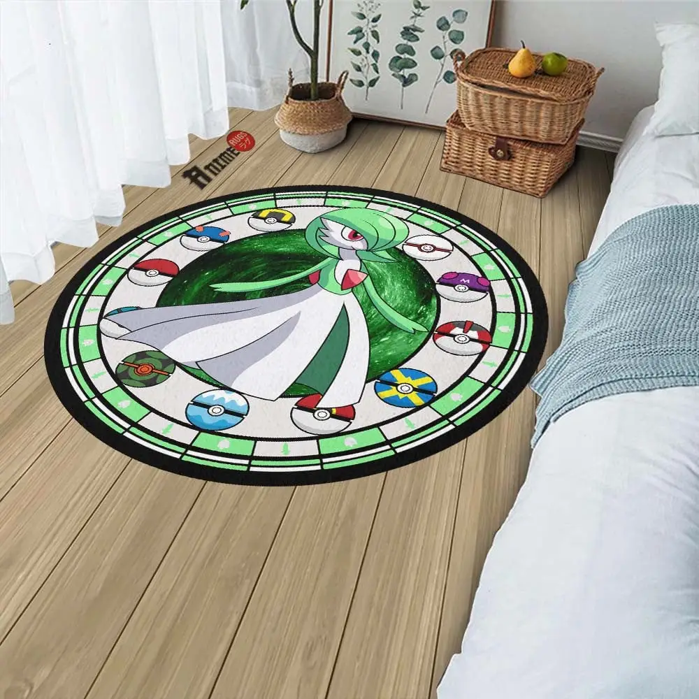Gardevoir Round Rug Custom Anime Room Mats