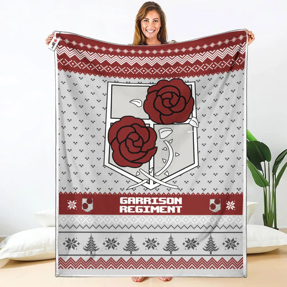 Garrison Regiment Blanket Custom Attack On Titan Anime