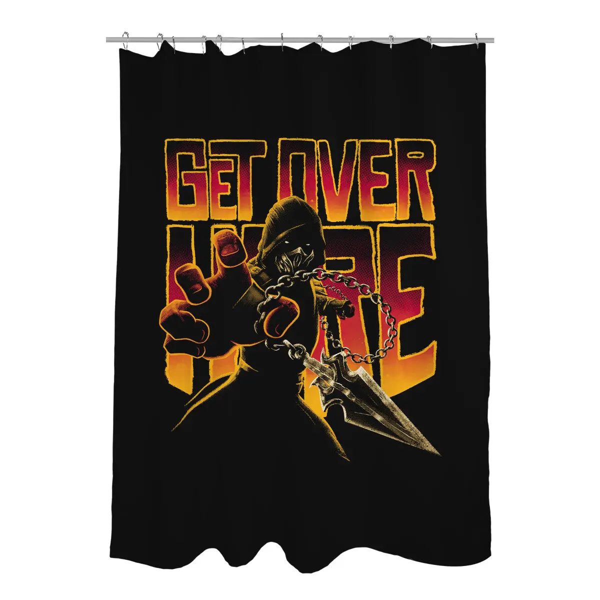 Get Over Here Shower Curtains