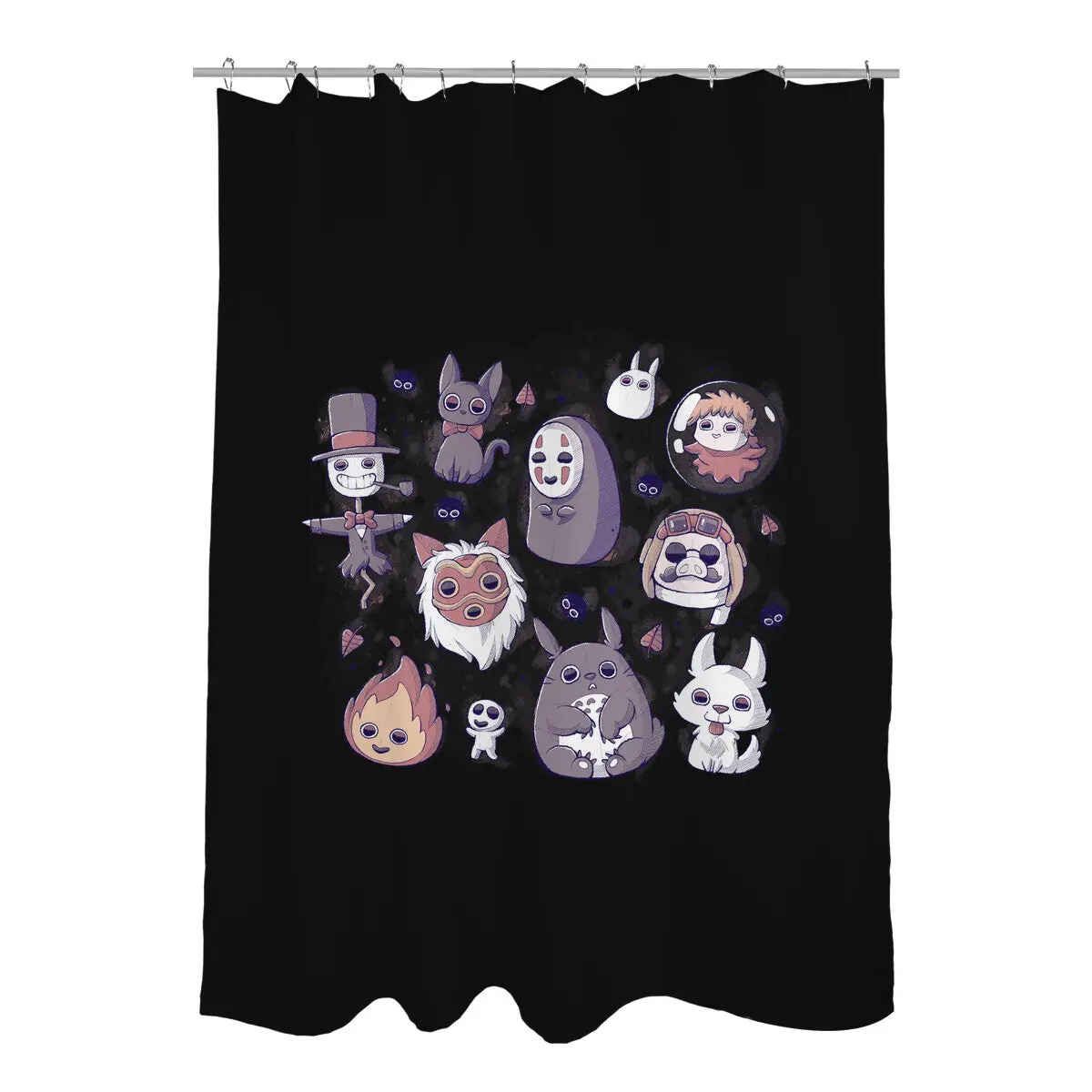 Ghibli Love Shower Curtains