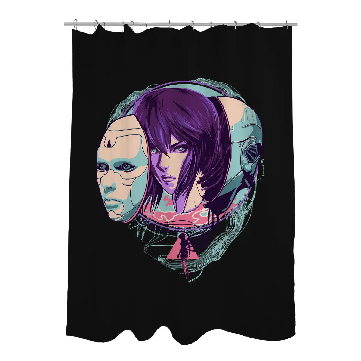 Ghost In the Shell Shower Curtains