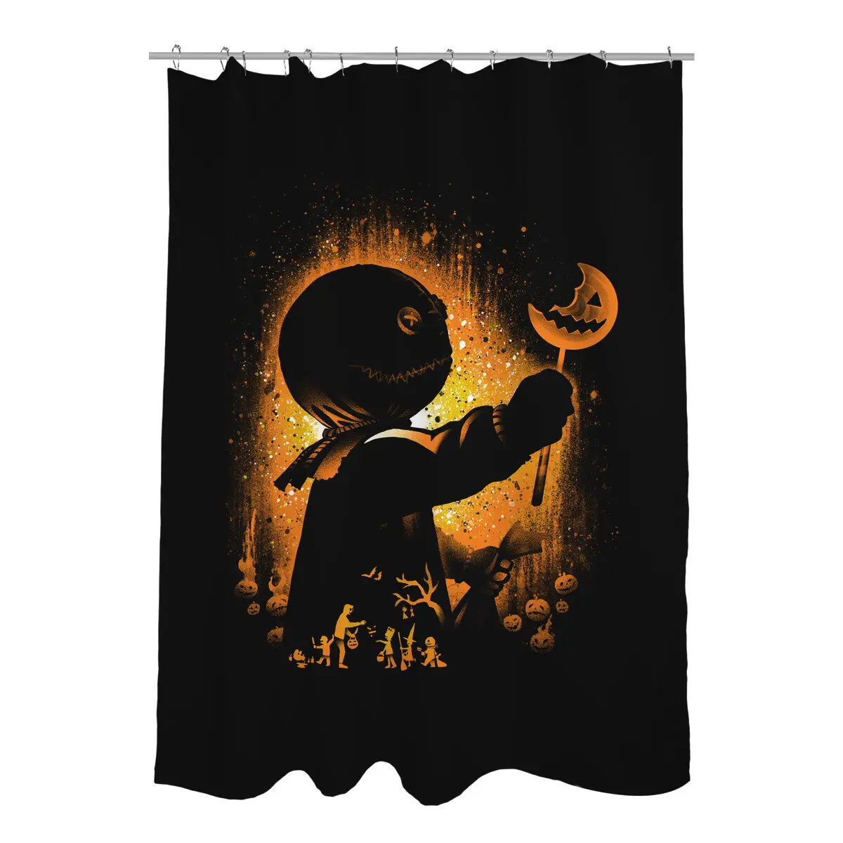 Ghost Of Halloween Shower Curtains
