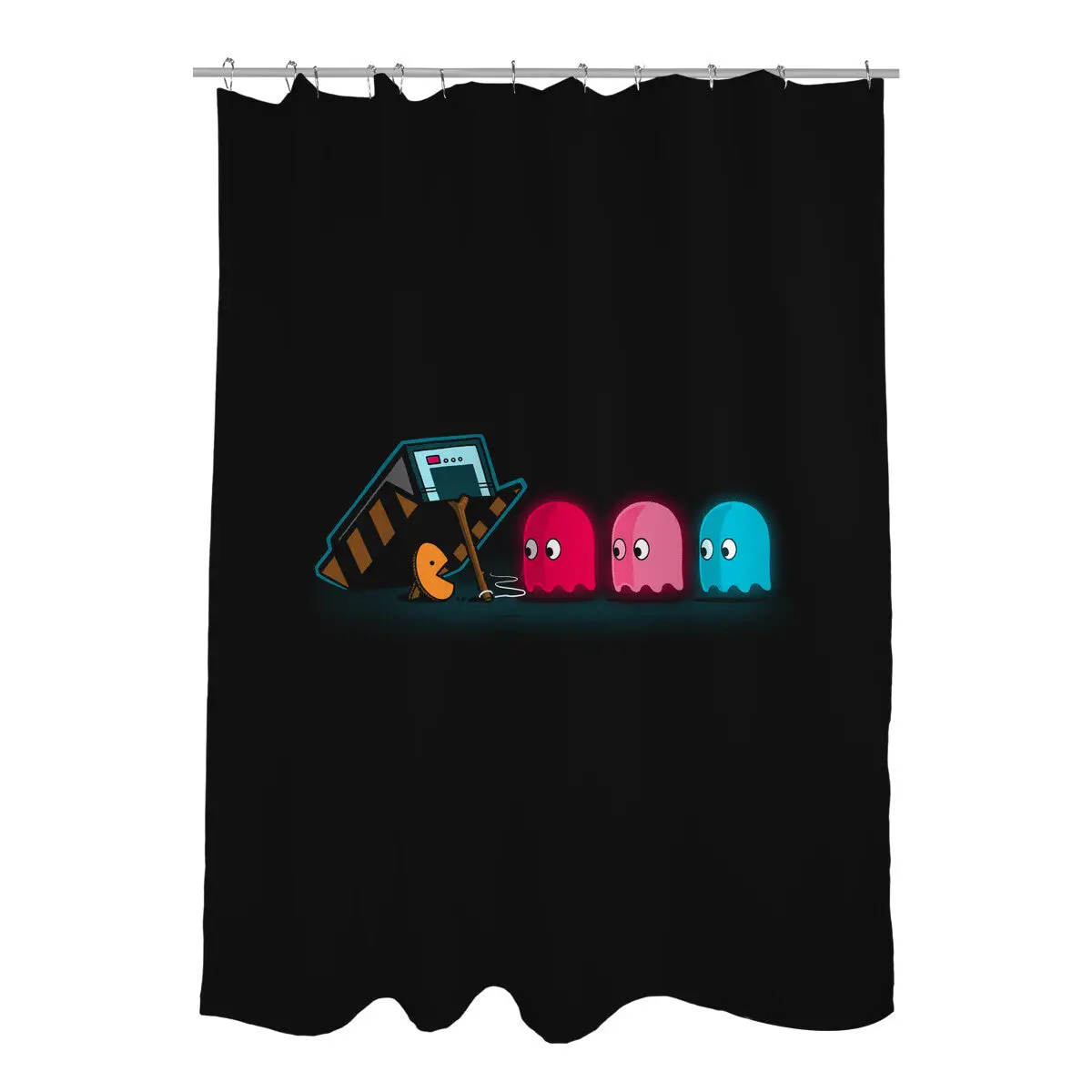 Ghost Trap Shower Curtains