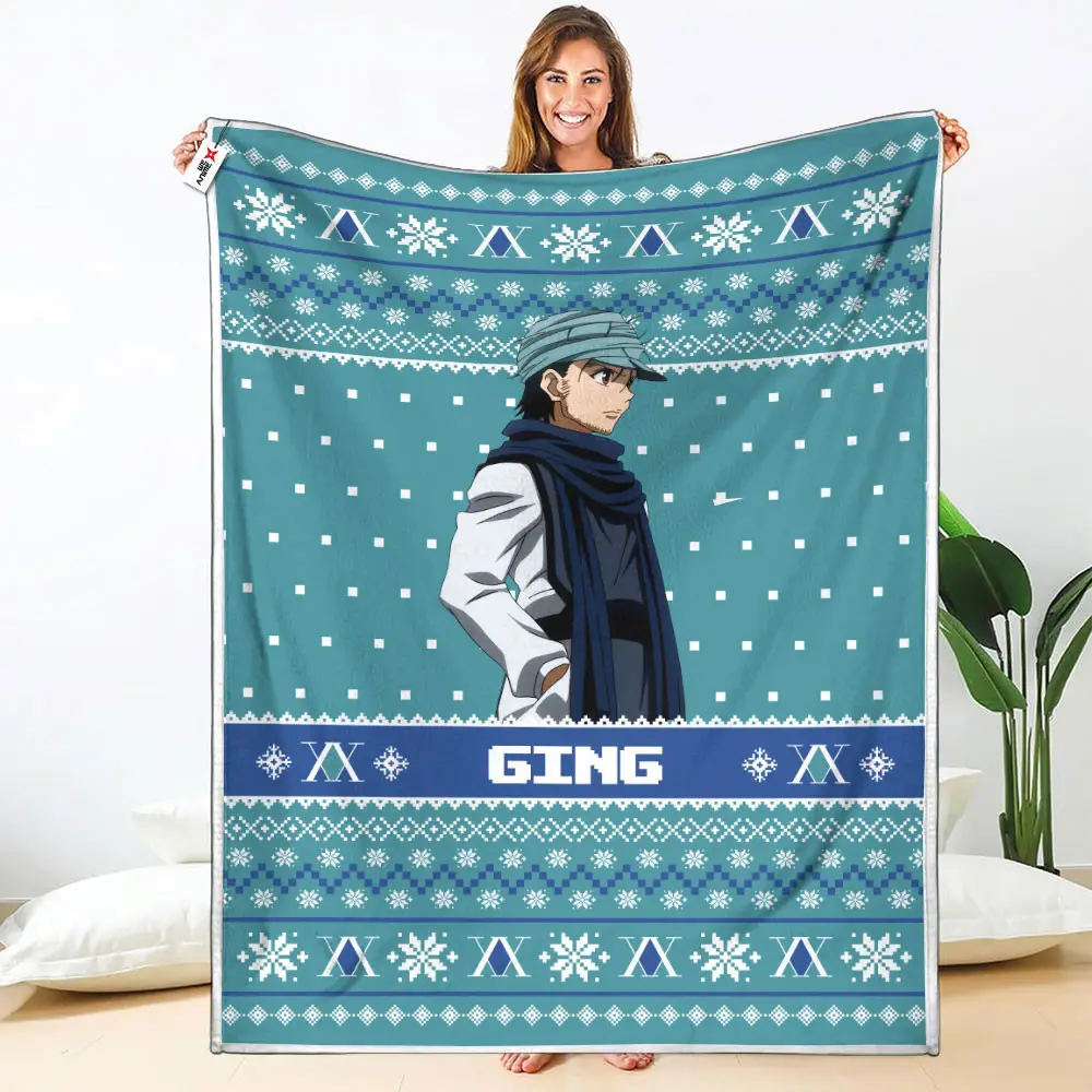Ging Freecss Blanket Custom Hunter x Hunter Anime