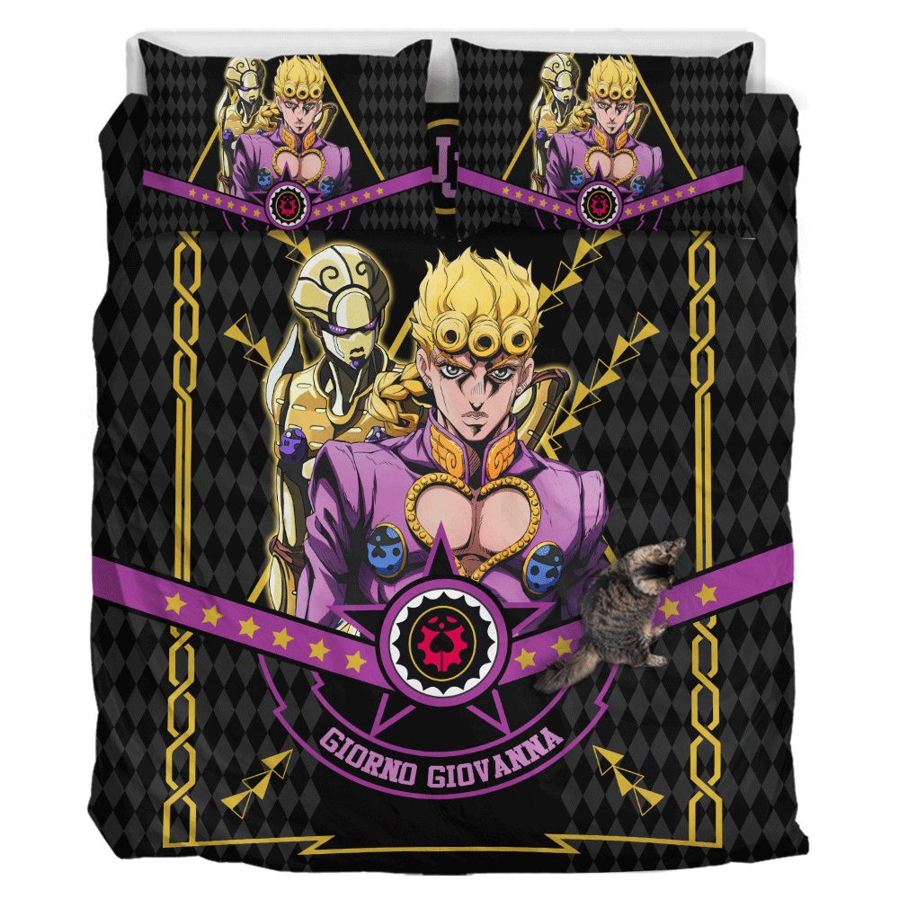 Giorno Giovanna Custom Anime Bedding Set