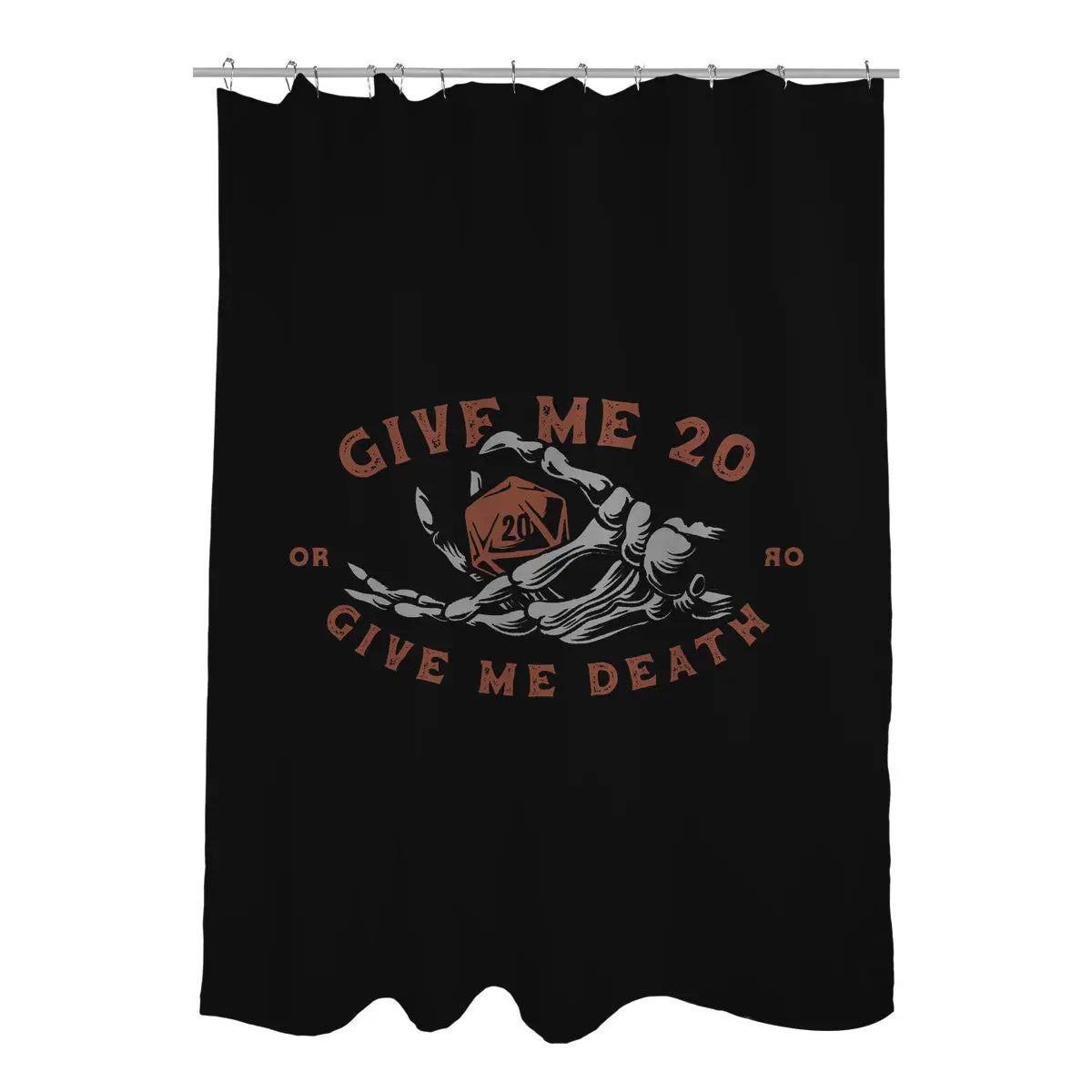 Give Me 20 or Give Me Death Shower Curtains