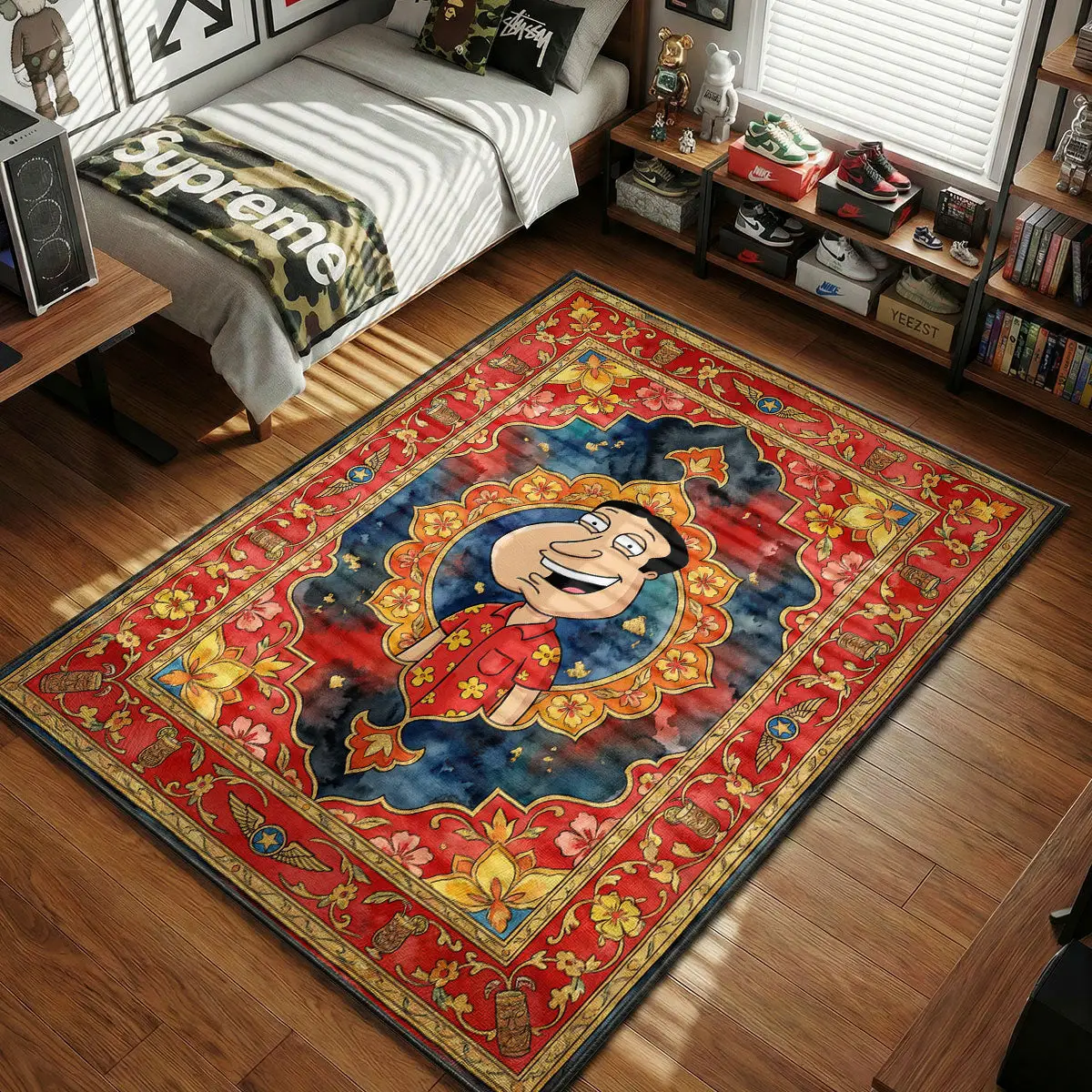 Glenn Quagmire Giggity Rug - Family Guy Room Mat