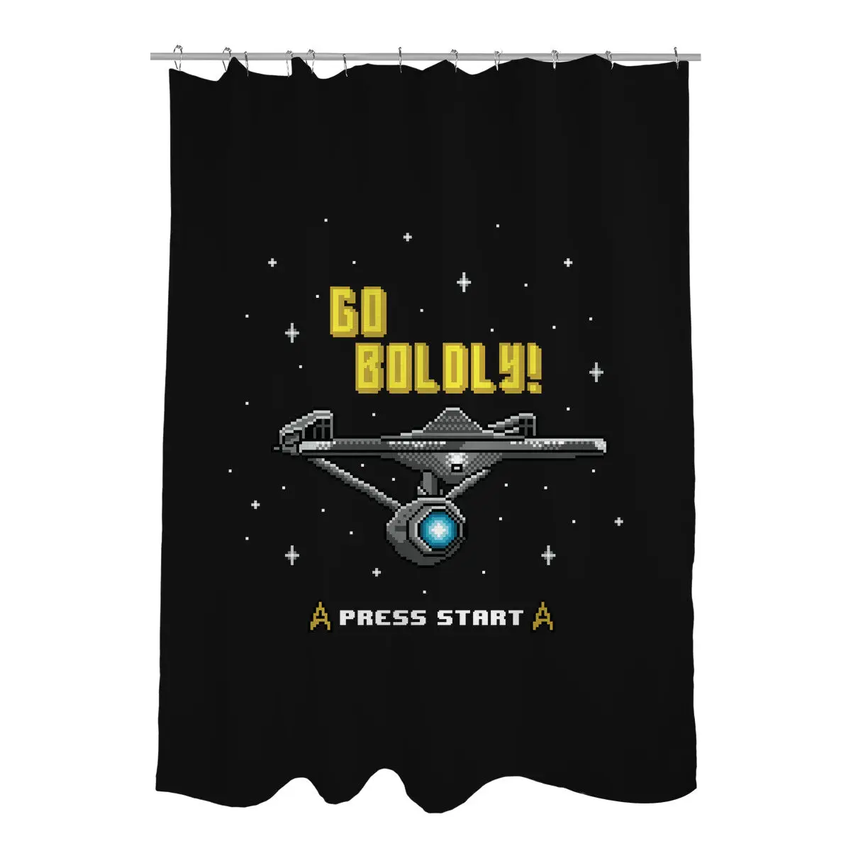 Go Boldly Shower Curtains