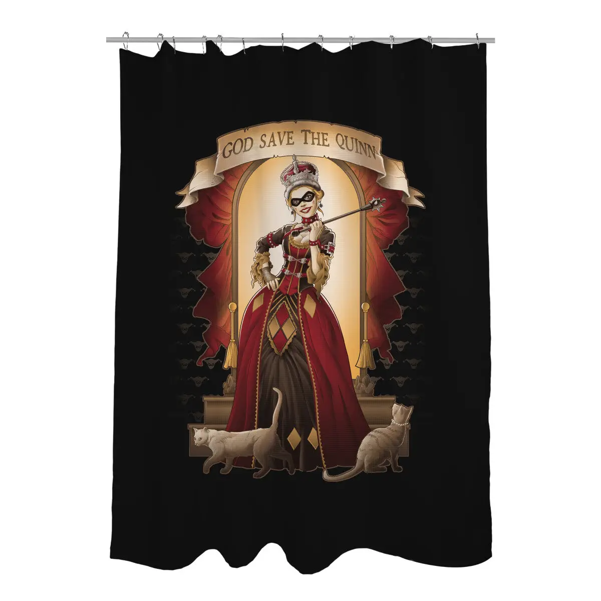 God Save the Quinn Shower Curtains