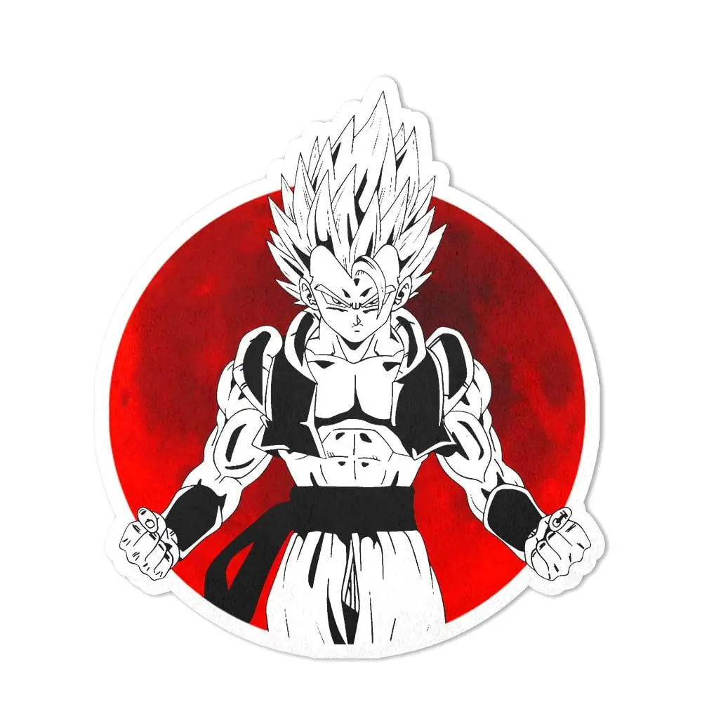 Gogeta Shaped Rug Custom Anime Room Decor