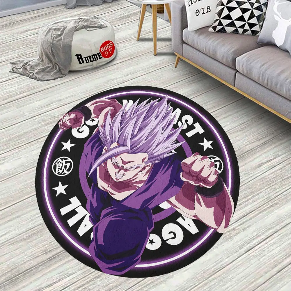 Gohan Beast Round Rug Custom Circle Carpet