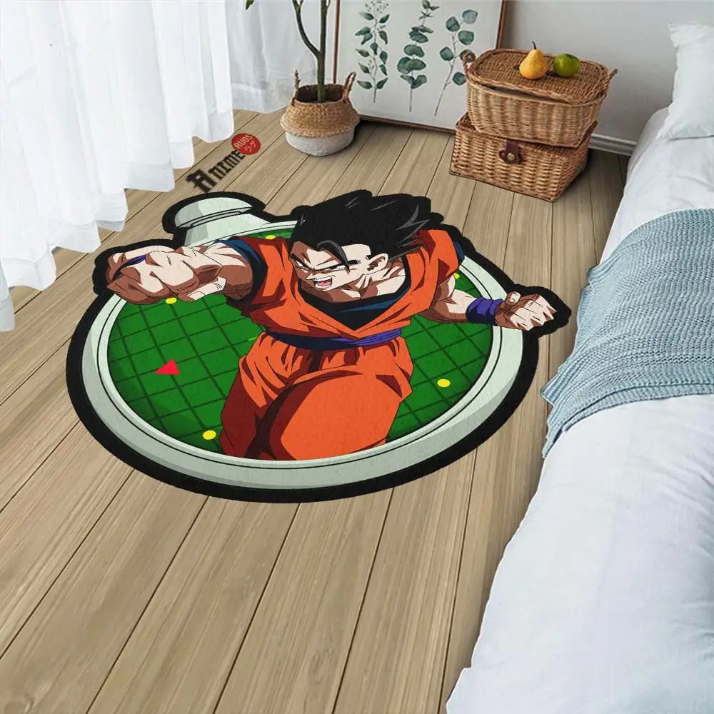 Gohan Shaped Rug Custom Anime Room Decor