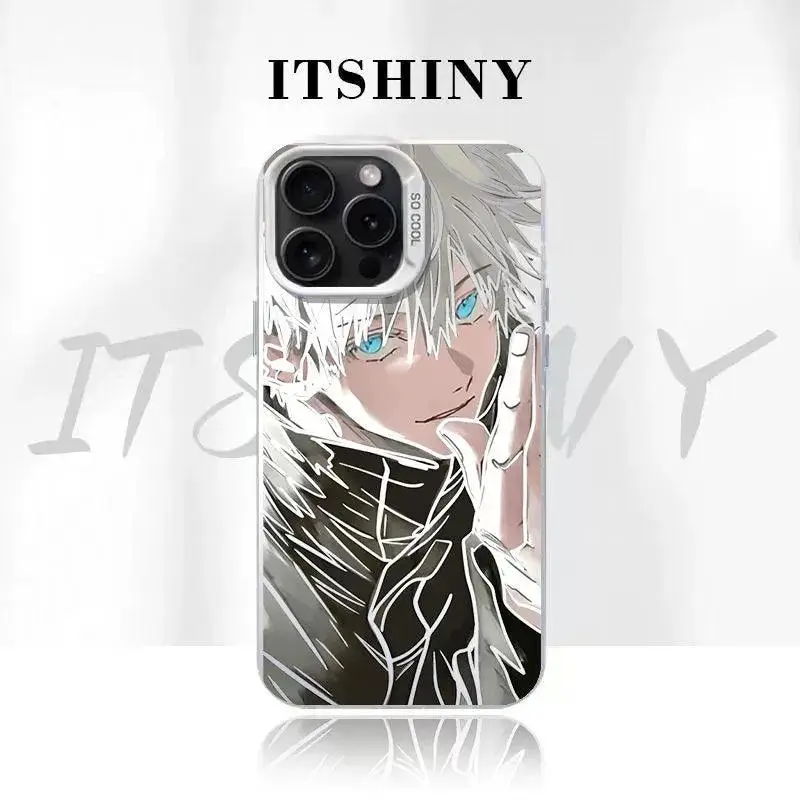 Gojo Satoru Electroplated Phone Case iPhone Anti-drop | Jujutsu Kaisen Case