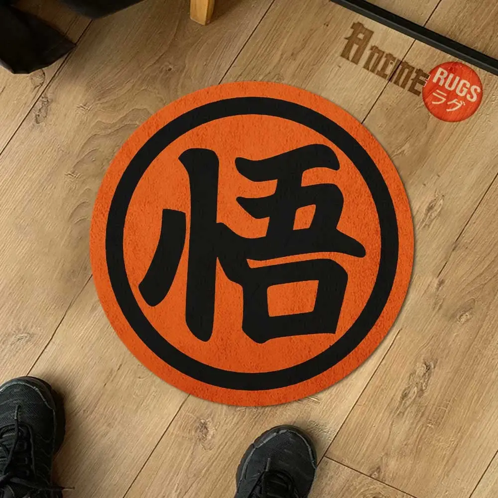 Goku Kanj Symbol Shaped Mat Room Mats
