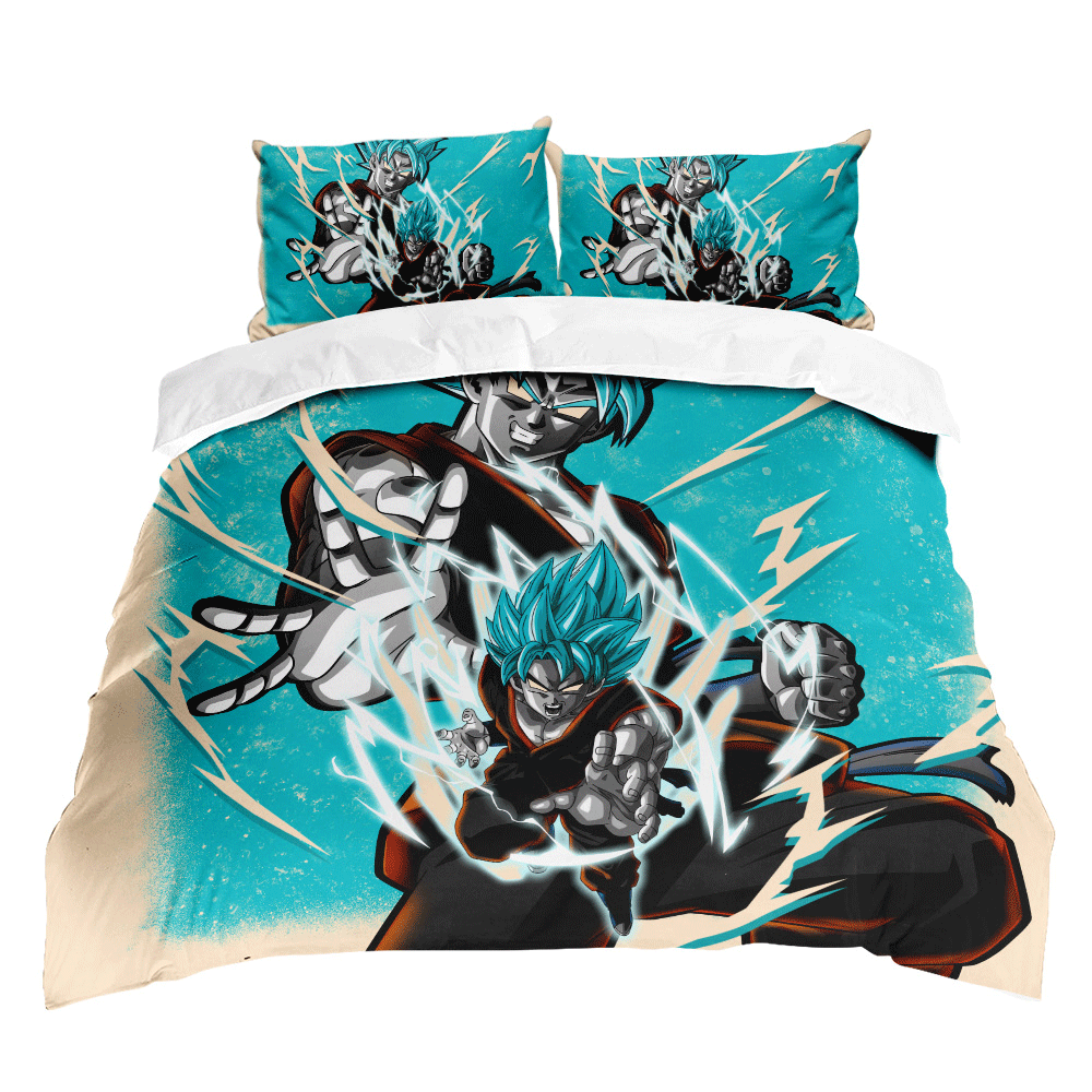 Goku Super Saiyan Blue Custom Bedding Set