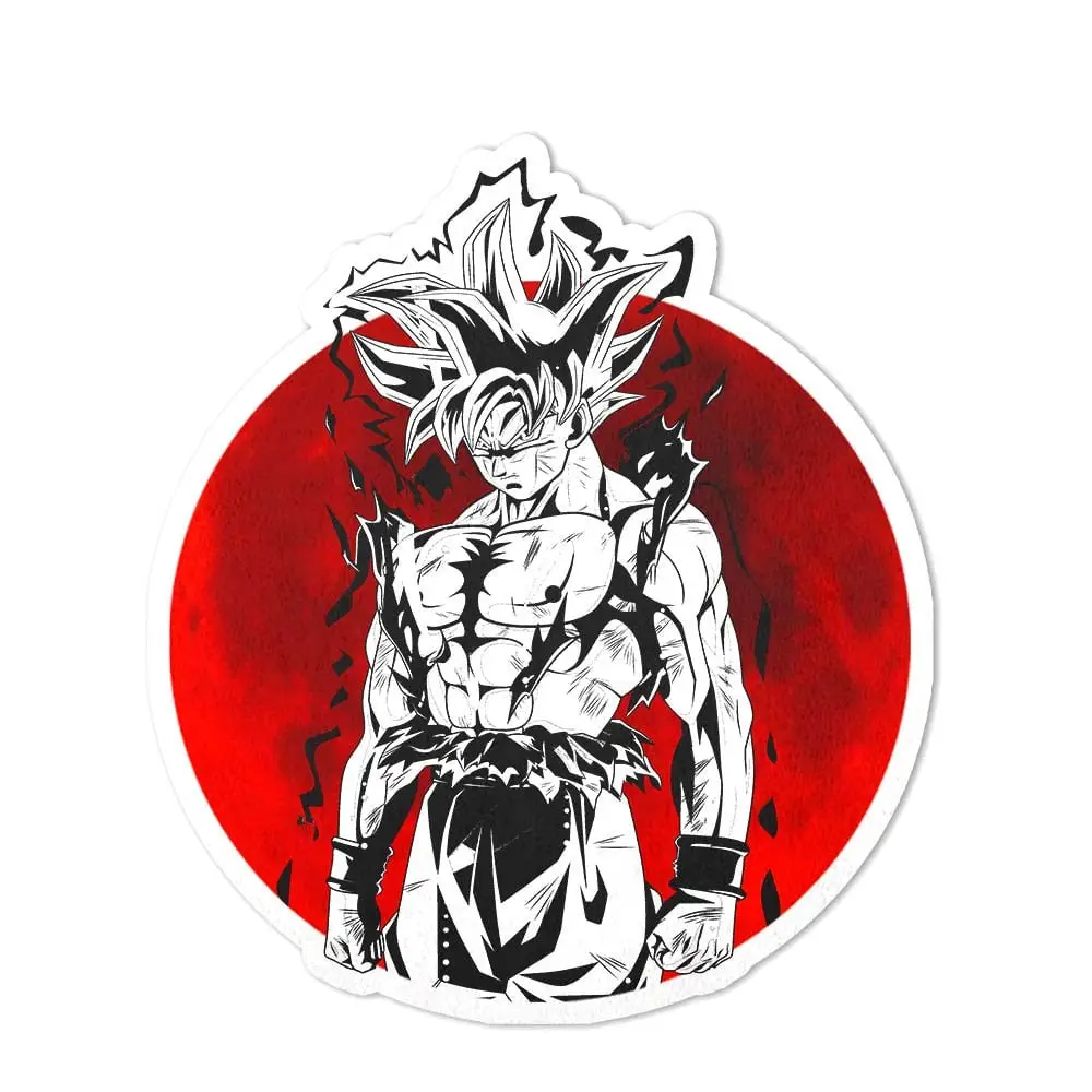 Goku Ultra Instinct Shaped Rug Custom Anime Room Decor