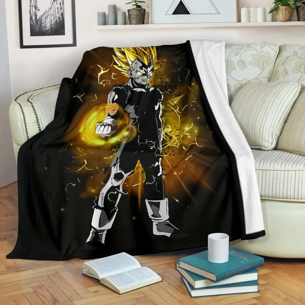 Goku Vegeta Blanket 1