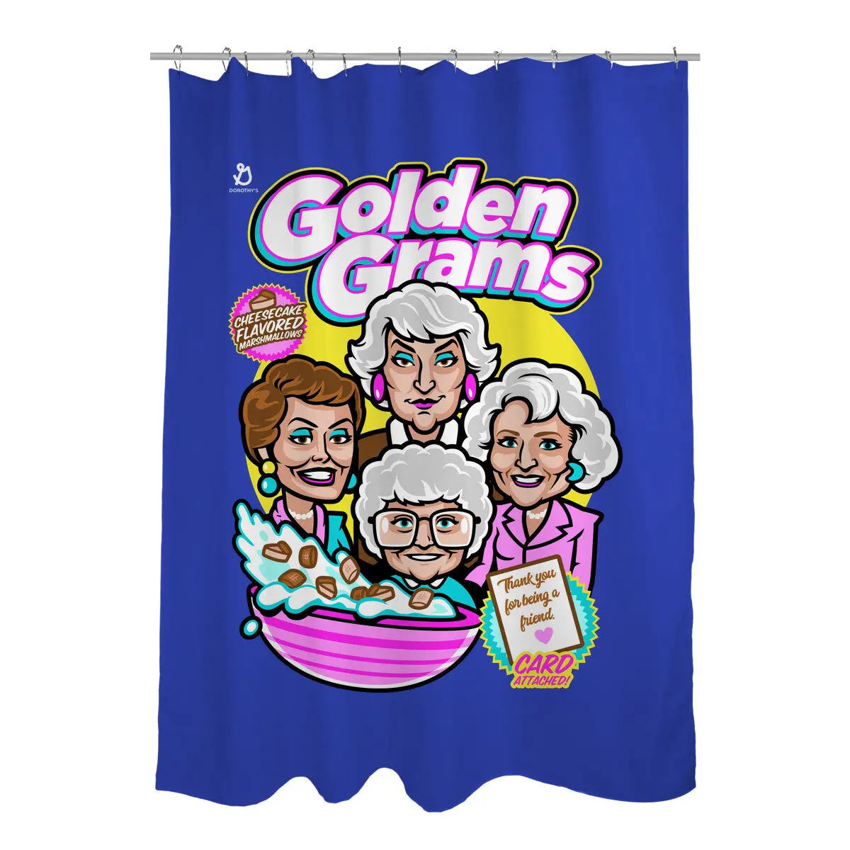 Golden Grams Shower Curtains