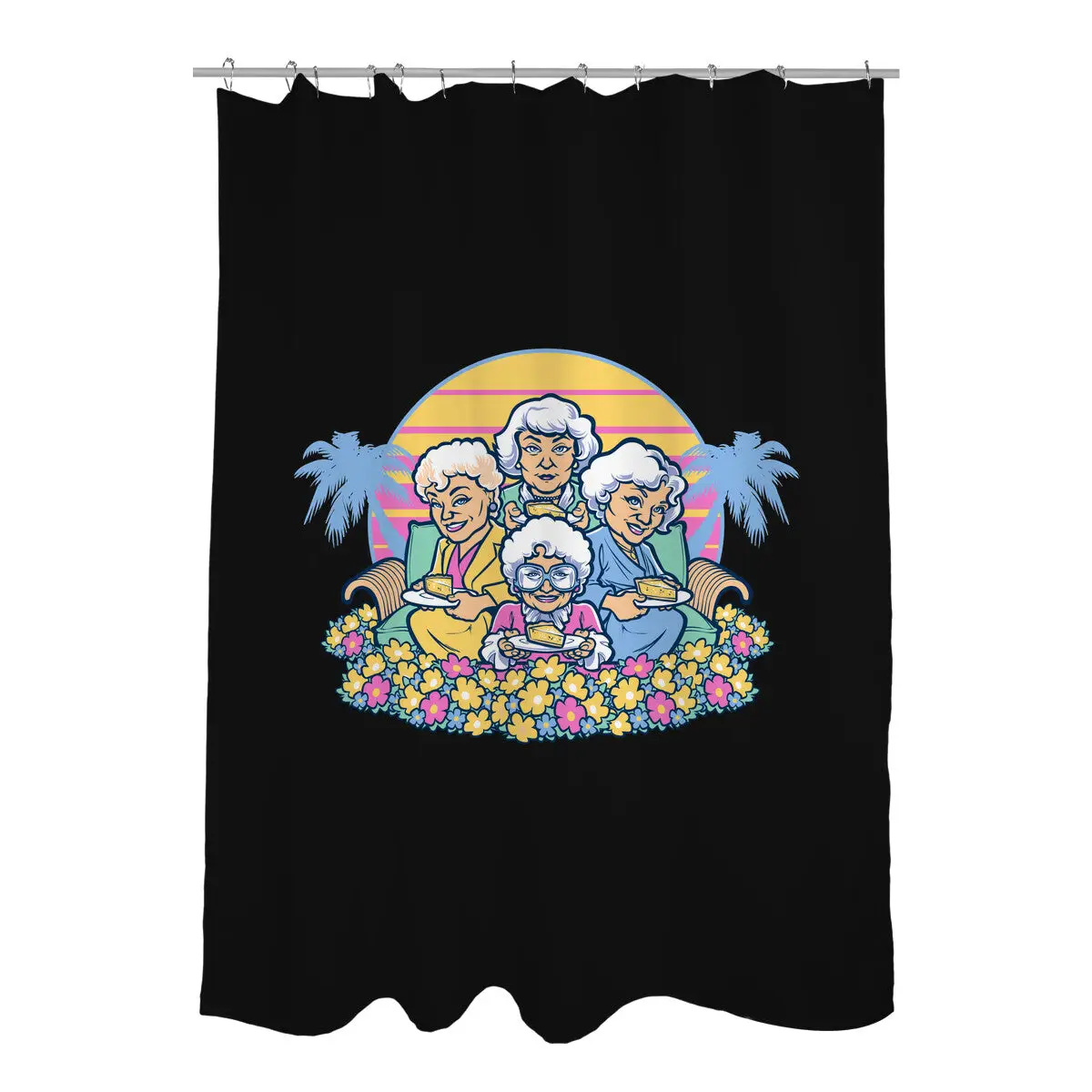 Golden Grannies Shower Curtains