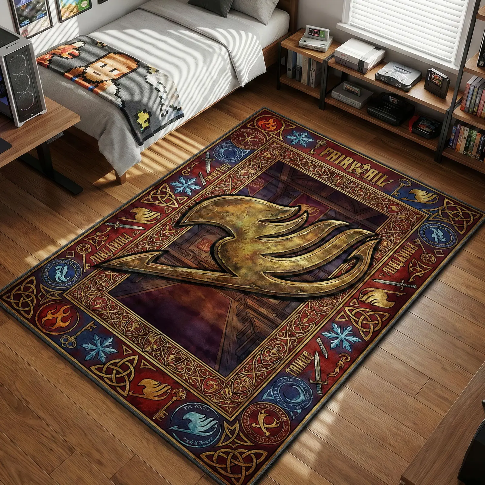 Golden Guild Mark Vintage Rug - Fairy Tail Chair Mat