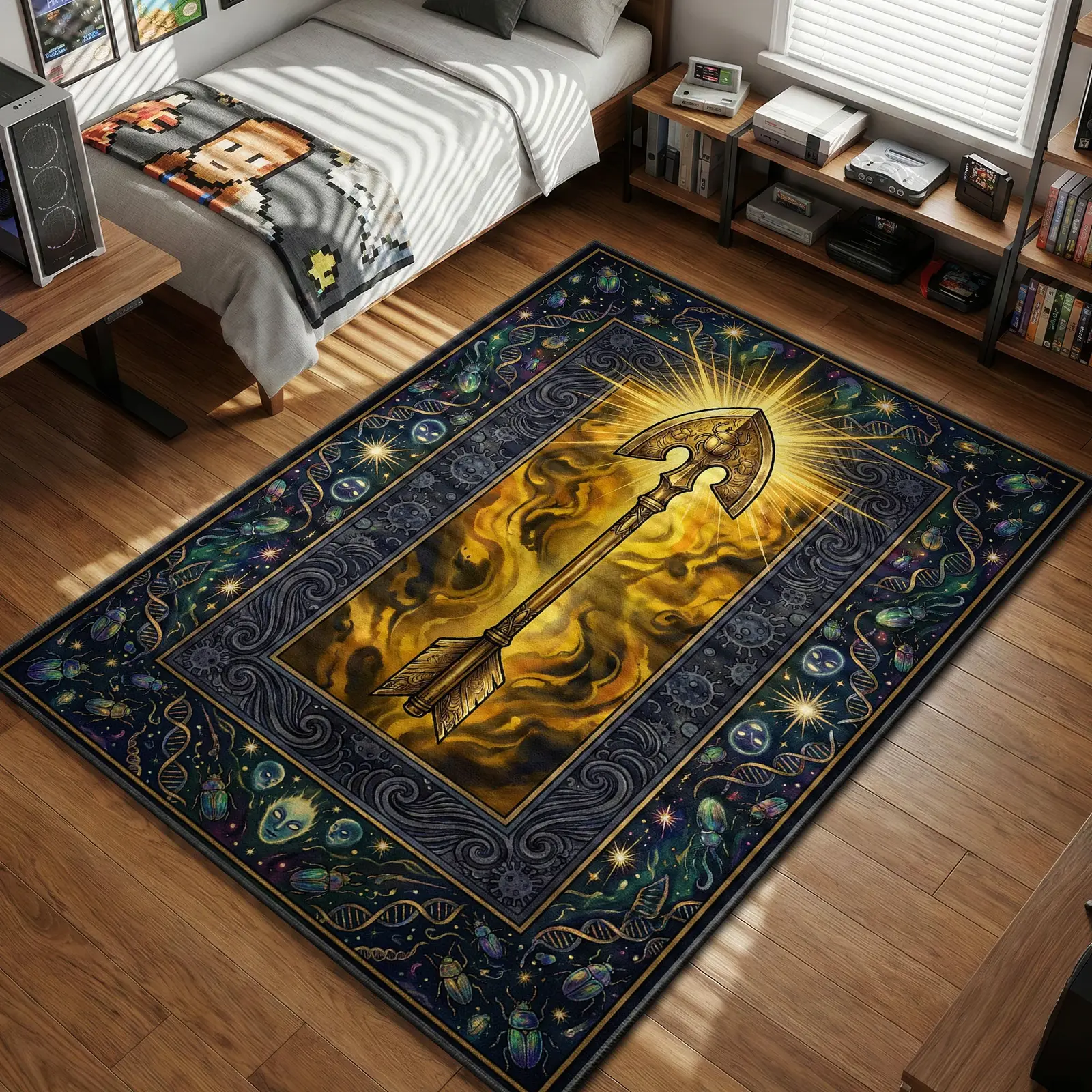Golden Stand Arrow Awakening Rug - JoJo's Chair Mat