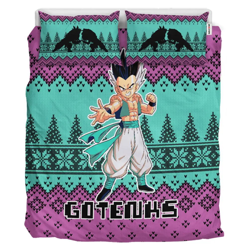 Gotenks Xmas Polyester Duvet Cover Set