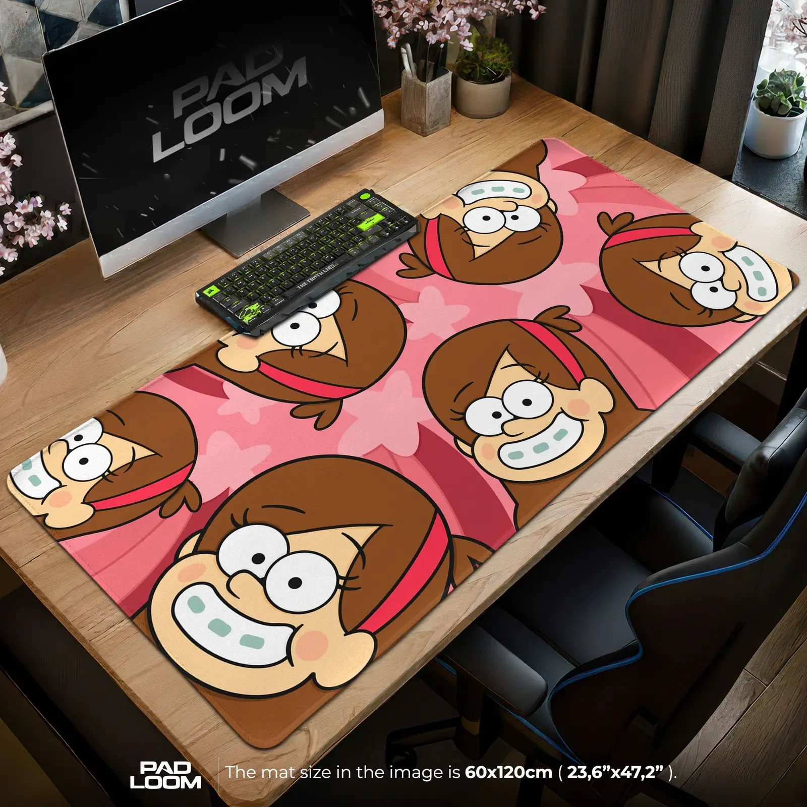 Gravity Falls Mabel Mouse Pad - Smile Squad Anime Desk Mat