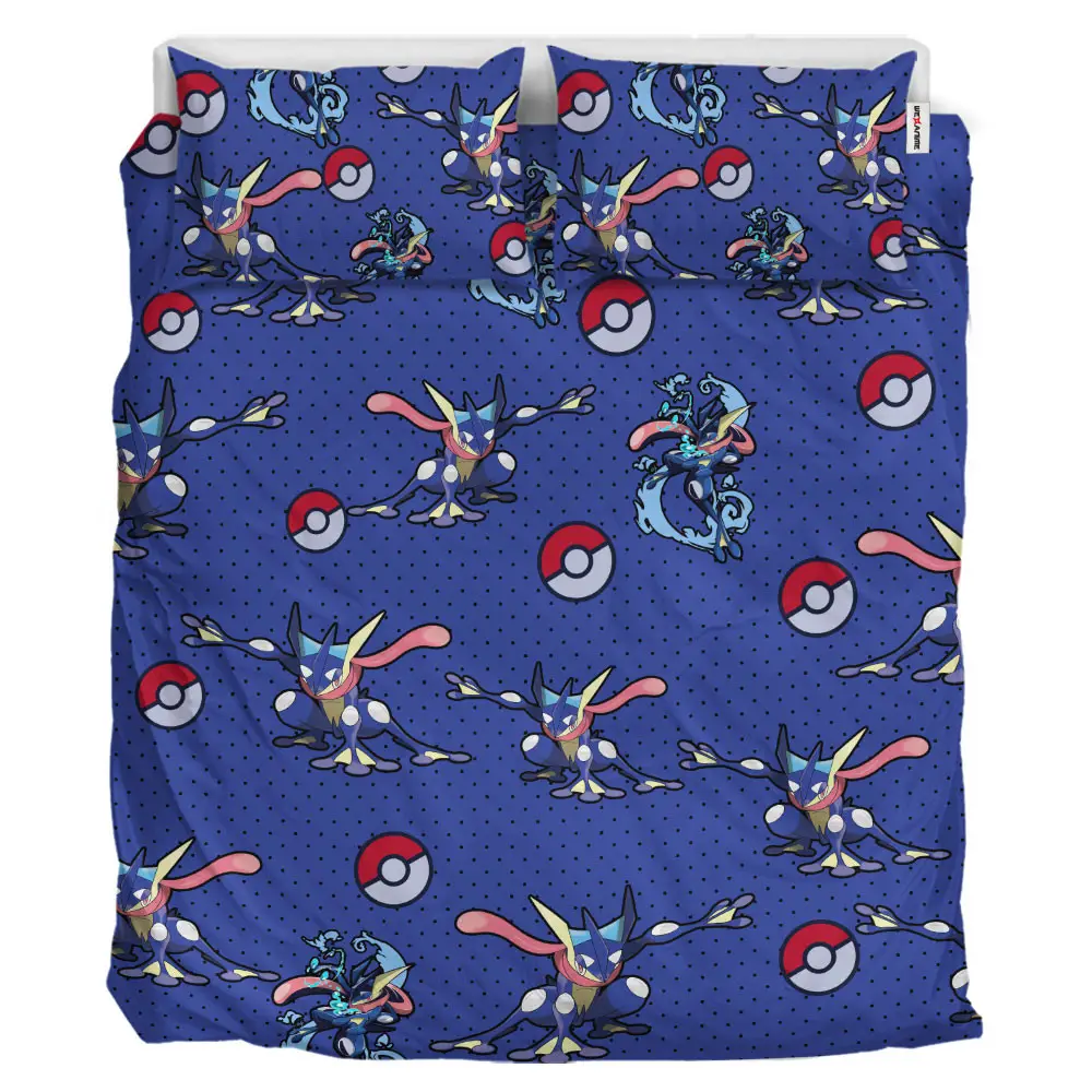 Greninja Custom Anime Bedding Set