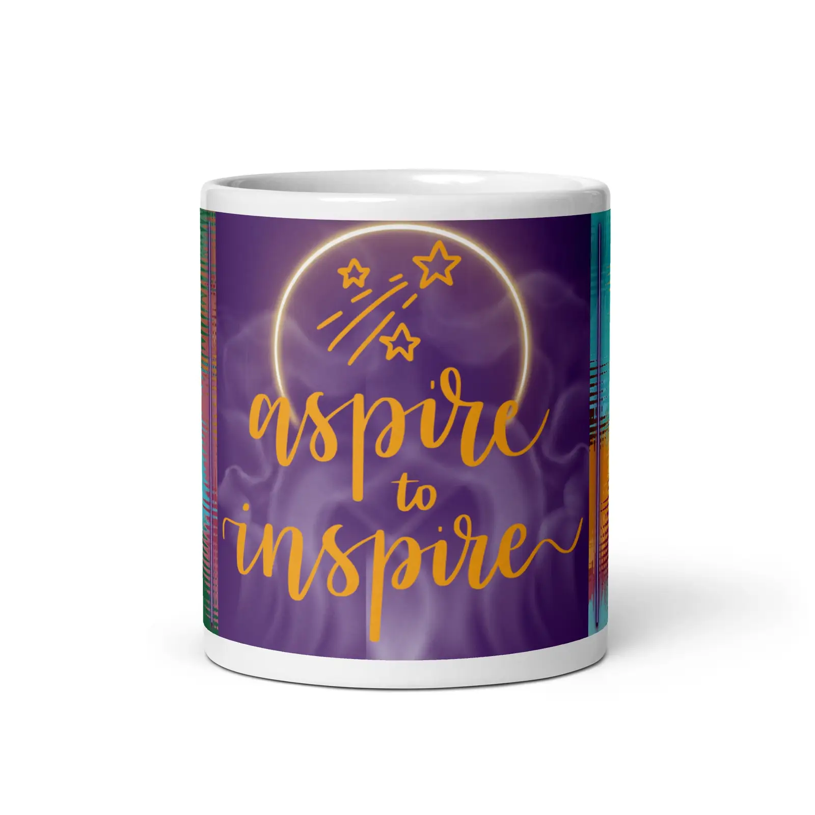 Groovy Mic:  Classic Ceramic White Glossy Mug
