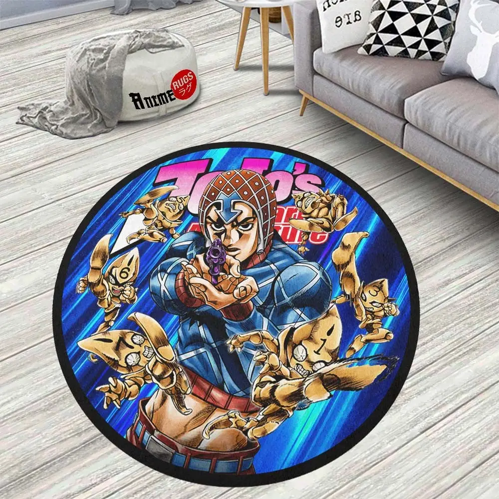 Guido Mista Round Rug Custom Jojo's Bizarre Adventure